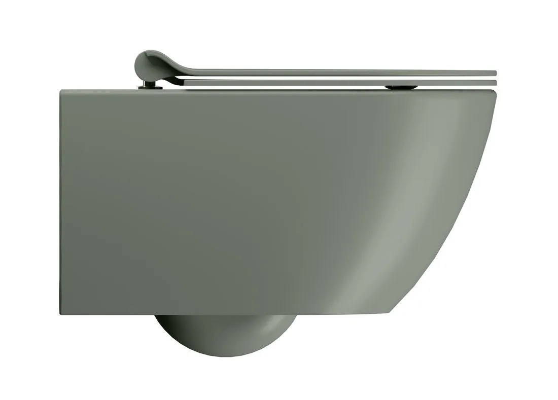881504.137417478713794 jpg Set vas WC suspendat GSI Pura Extraglaze Agave mat cu capac slim soft close